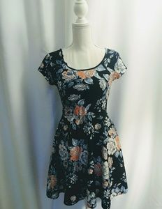 Dark Blue floral dress